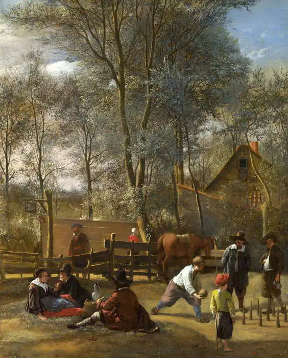 Steen, Jan Havicksz: Pins players