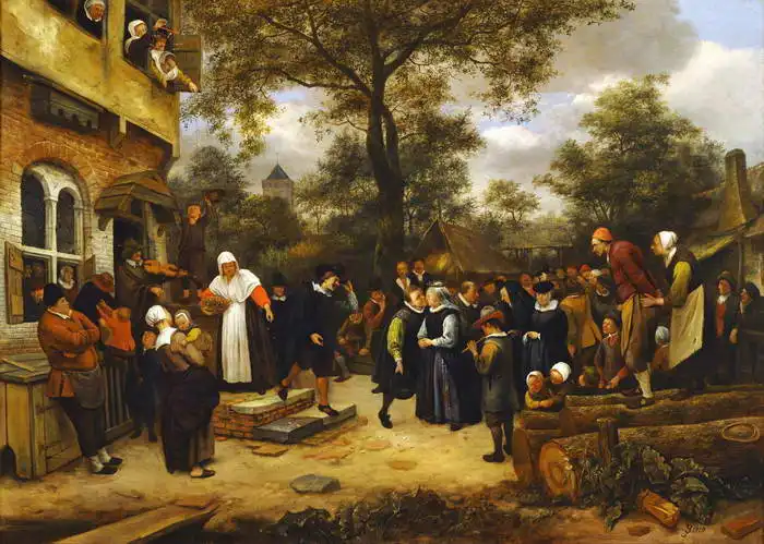 Steen, Jan Havicksz: Mariage à la campagne