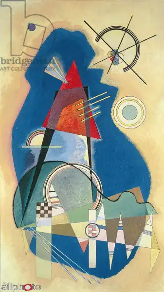 Kandinsky, Wassily: Diskretes Blau