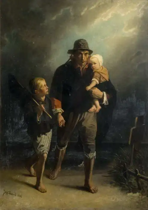 Israels, Jozef: Veuf (pêcheur de retour)
