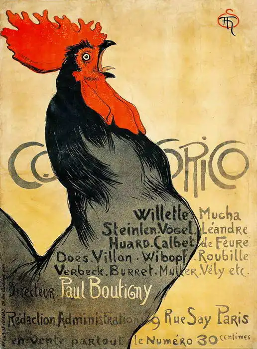 Steinlen, Théophile A.: Cocorico