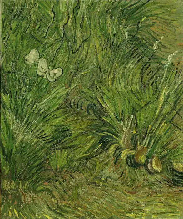 Gogh, Vincent van: Jardin avec papillons
