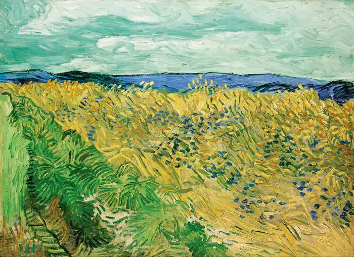 Gogh, Vincent van: Wheat field and cornflowers