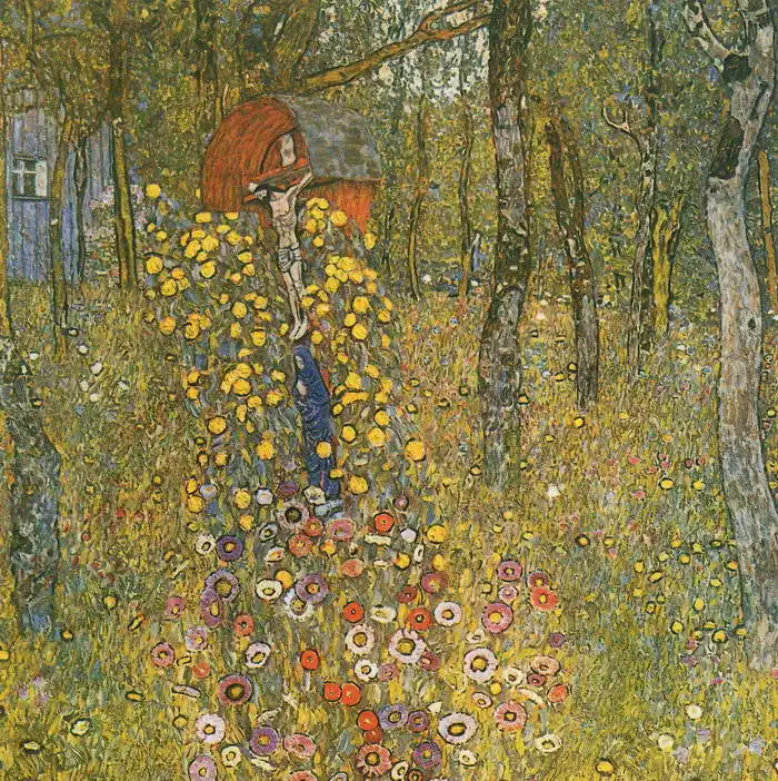 Klimt, Gustav: Garden with cross