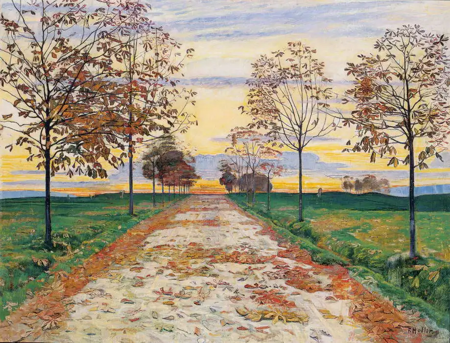 Hodler, Ferdinand: Autumn evening