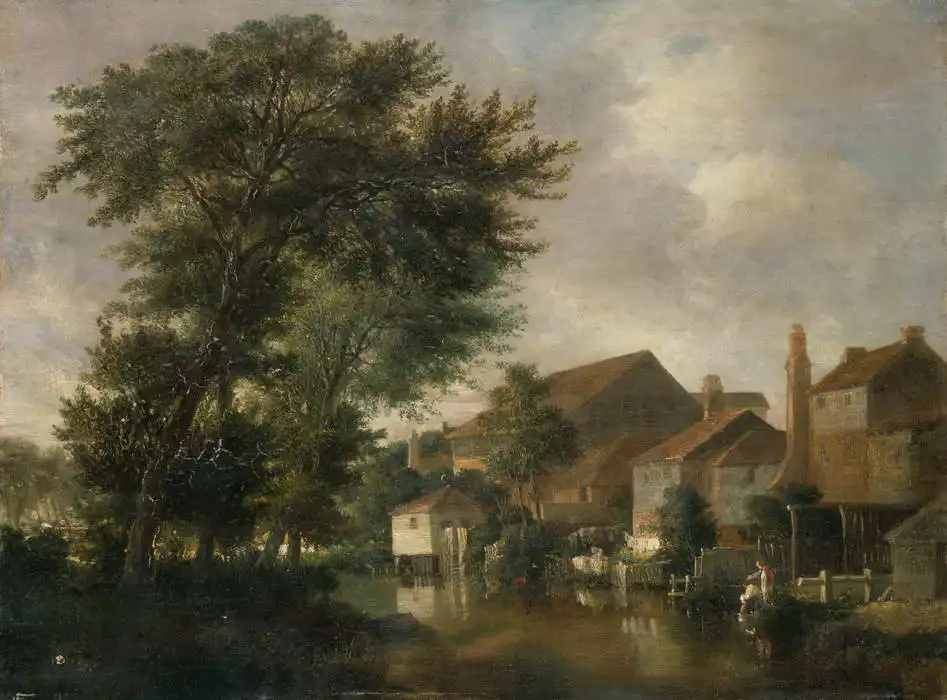 Crome, John: River Wensum, Norwich