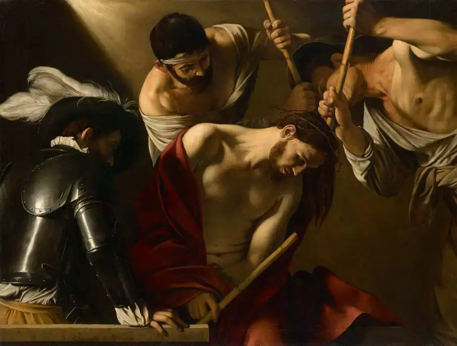 Caravaggio, M.: Crowned with thor...