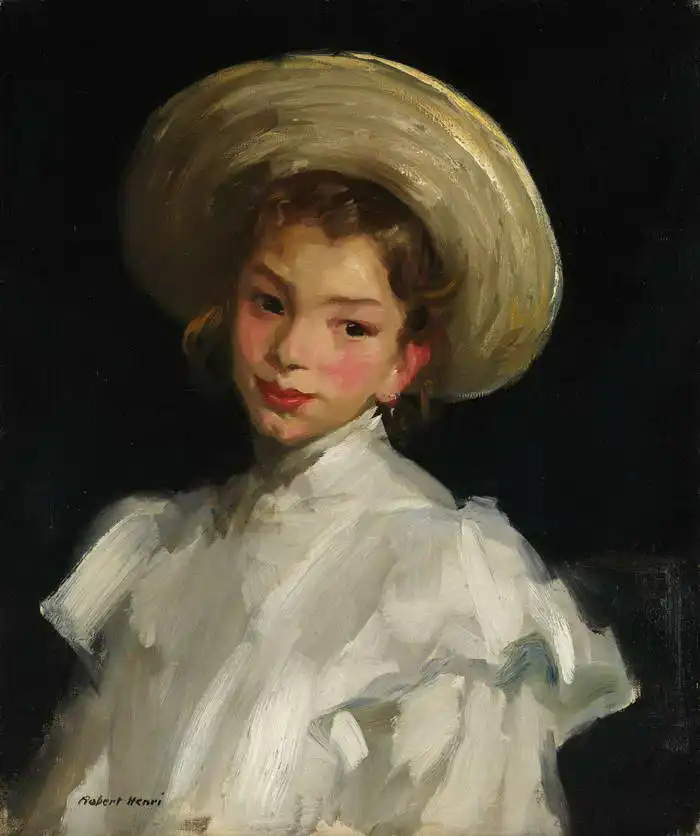 Henri, Robert: Dutch girl in white