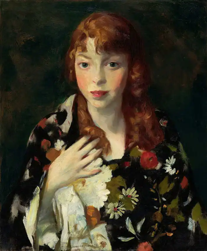 Henri, Robert: Edna Smith Japanese coat