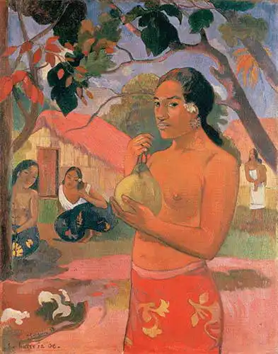 Gauguin, Paul: Woman with mango