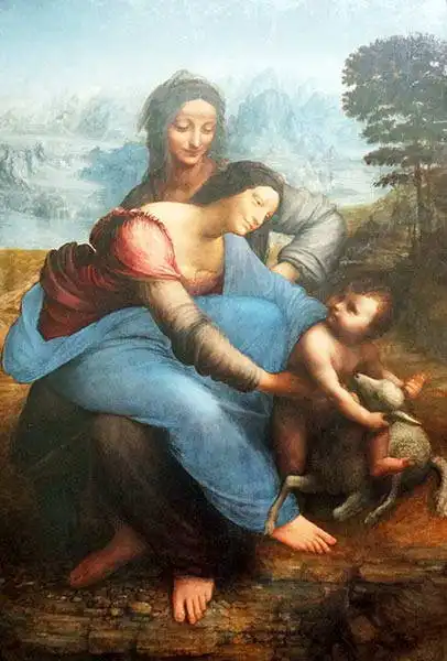 Vinci, Leonardo: Madonna and St. Anna