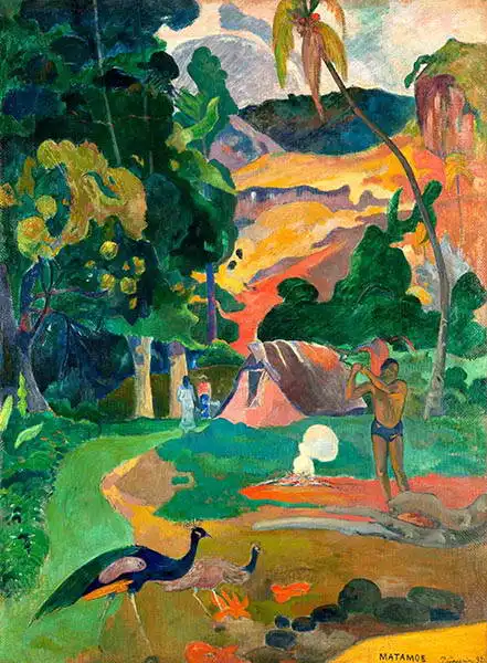 Gauguin, Paul: Matamoe (Landscape with peacocks)