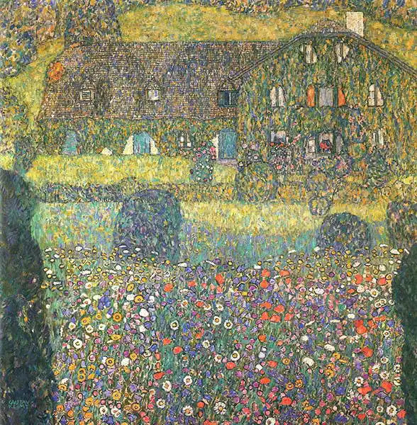 Klimt, Gustav: Country house at Attersee