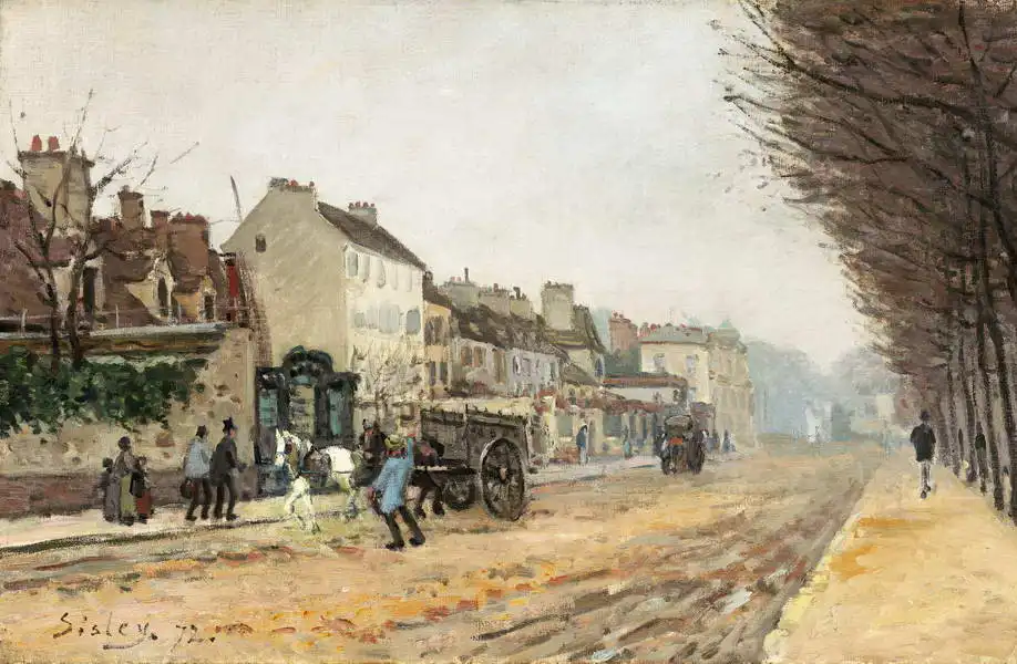 Sisley, Alfred: Helou avenue to Argenteuil