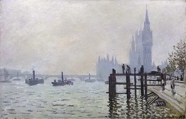 Monet, Claude: Thames below Westminster