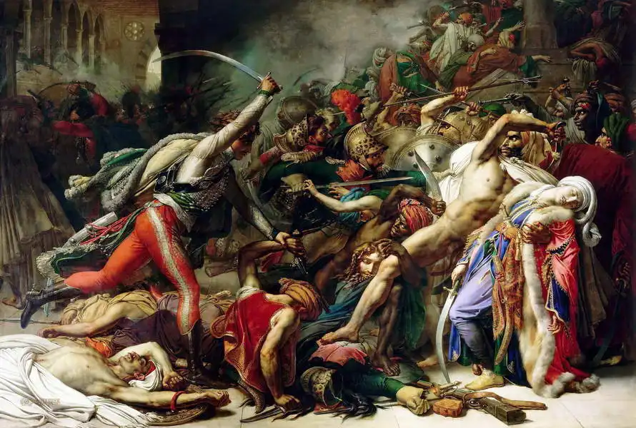 Girodet, Anne Louis: The revolt in Cairo, October 21, 1798