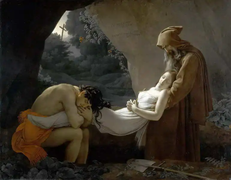 Roussy-Trioson, Anne L. G.: Burial of Atala