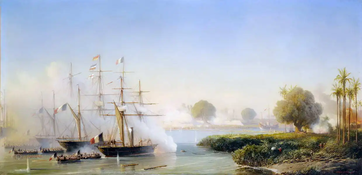 Morel-Fatio, Antoine Léon: Seizing the citadel of Saigon, February 17, 1859