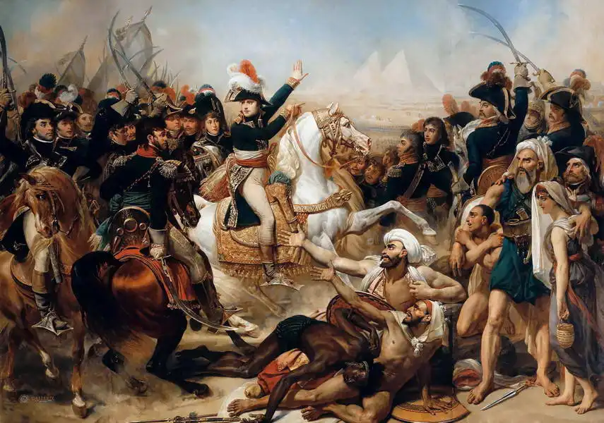 Gros, Antoine-Jean: Battle of the Pyramids, 21 July 1798
