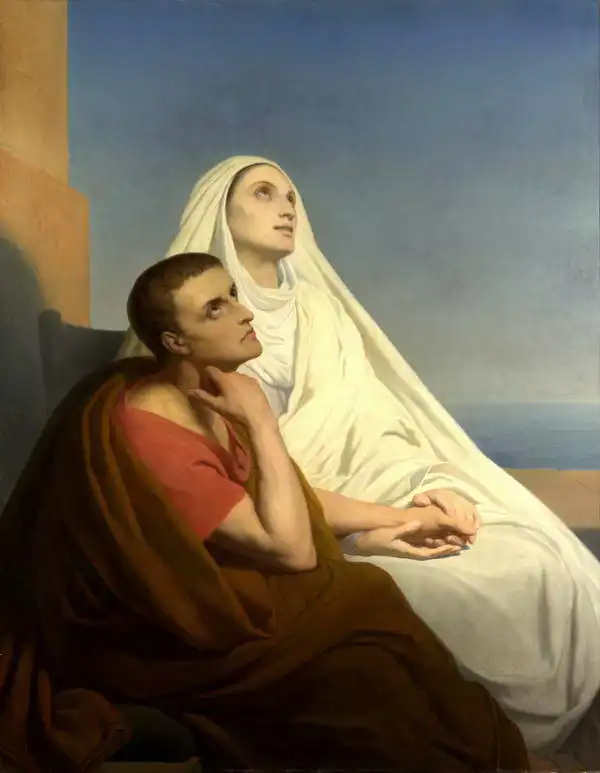 Scheffer, Ary: Sv. Augustýn a Monika