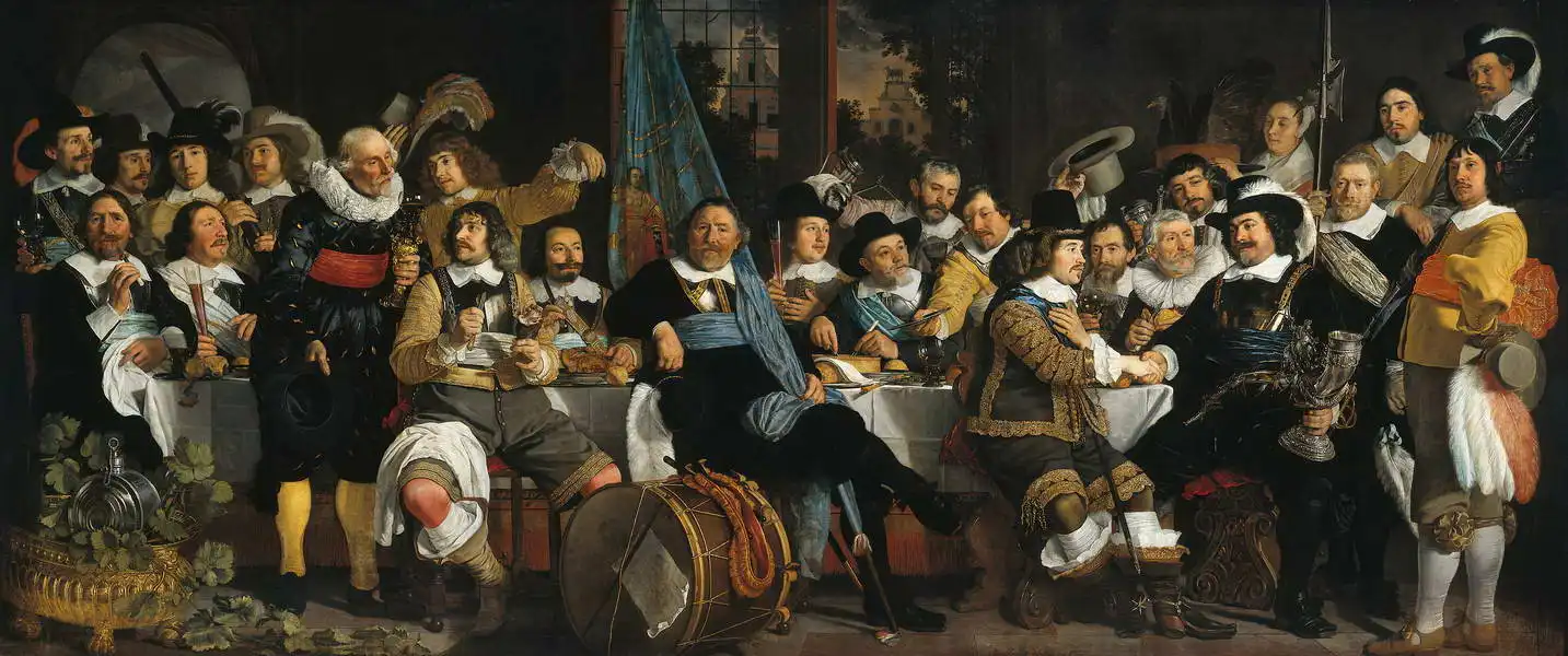 Helst, Bartholomeus van der: Celebration of Peace, Münster, June 18, 1648, Amsterdam