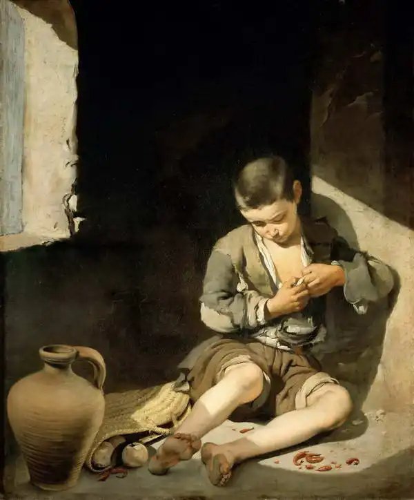 Murillo, Bartolome: Little beggar