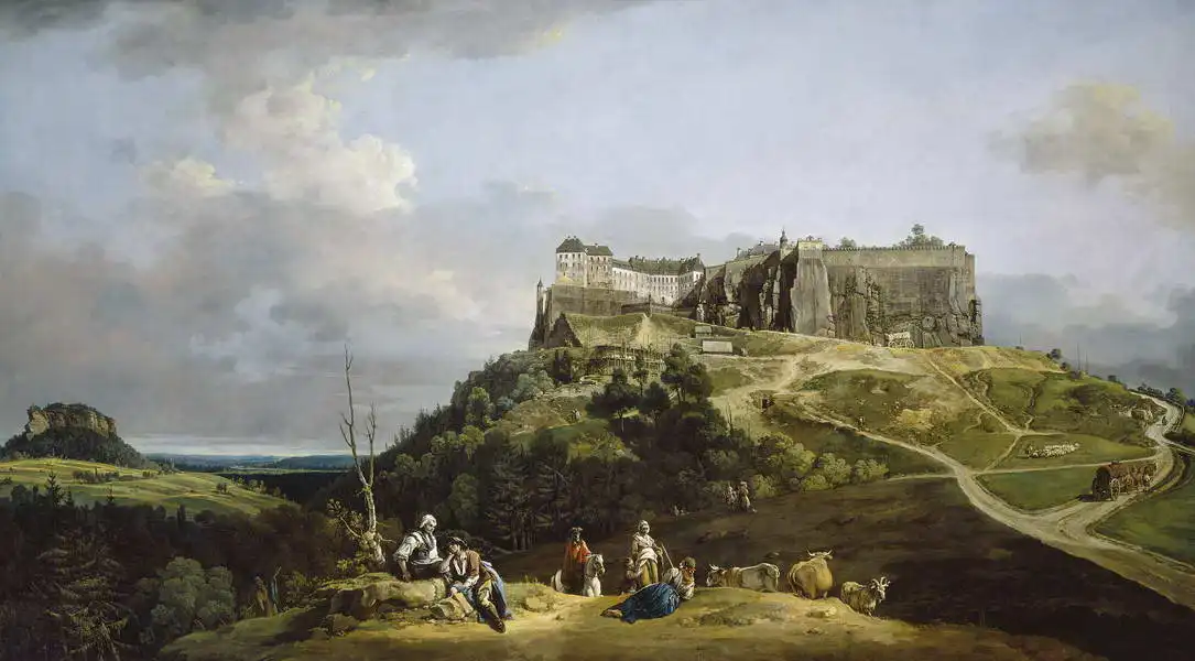 Bellotto, Bernardo: Fortaleza de Königstein