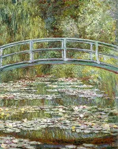 Monet, Claude: Pond with water lilies