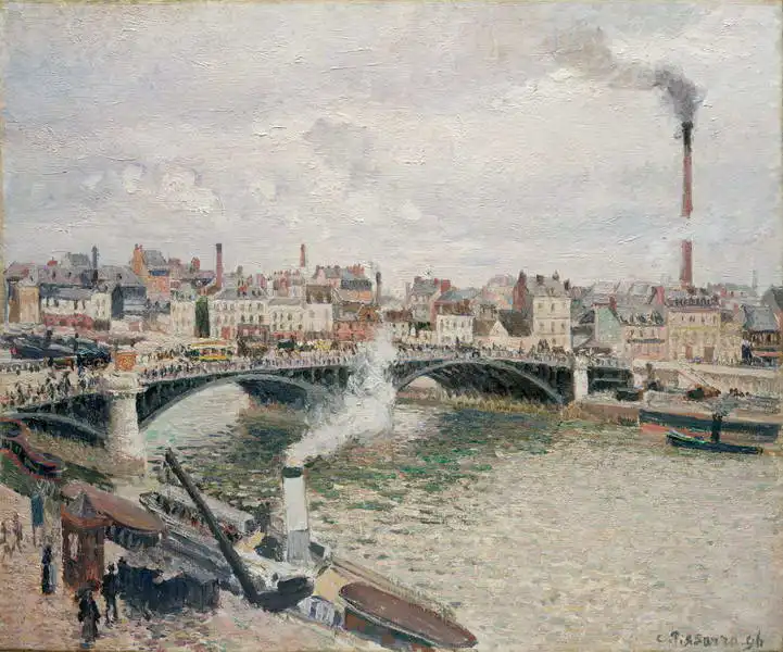 Pissarro, Camille: Matin couvert, Rouen