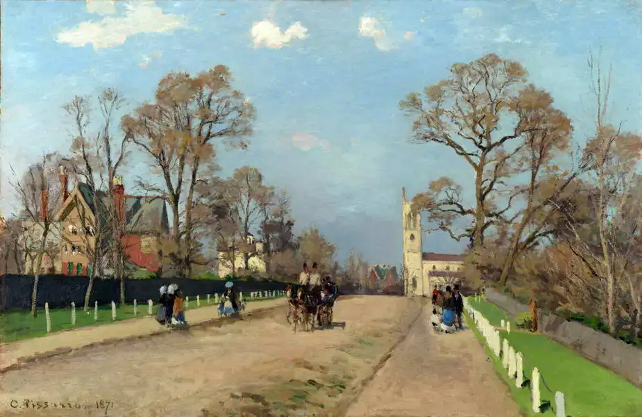 Pissarro, Camille: On the street, Sydenham