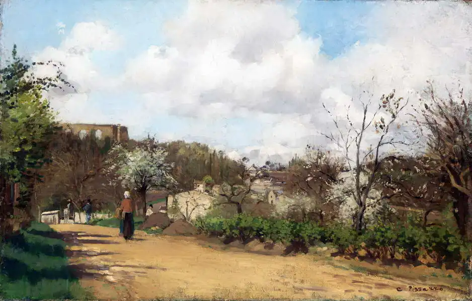 Pissarro, Camille: Vista desde Louveciennes