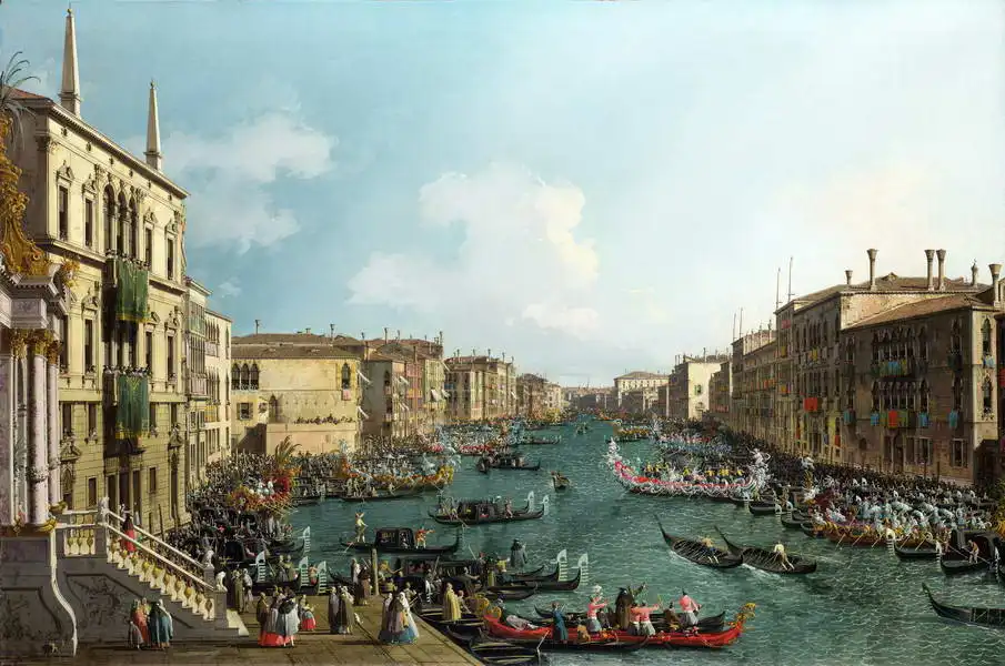 Canaletto, Giovanni: Regatta on the Gr...