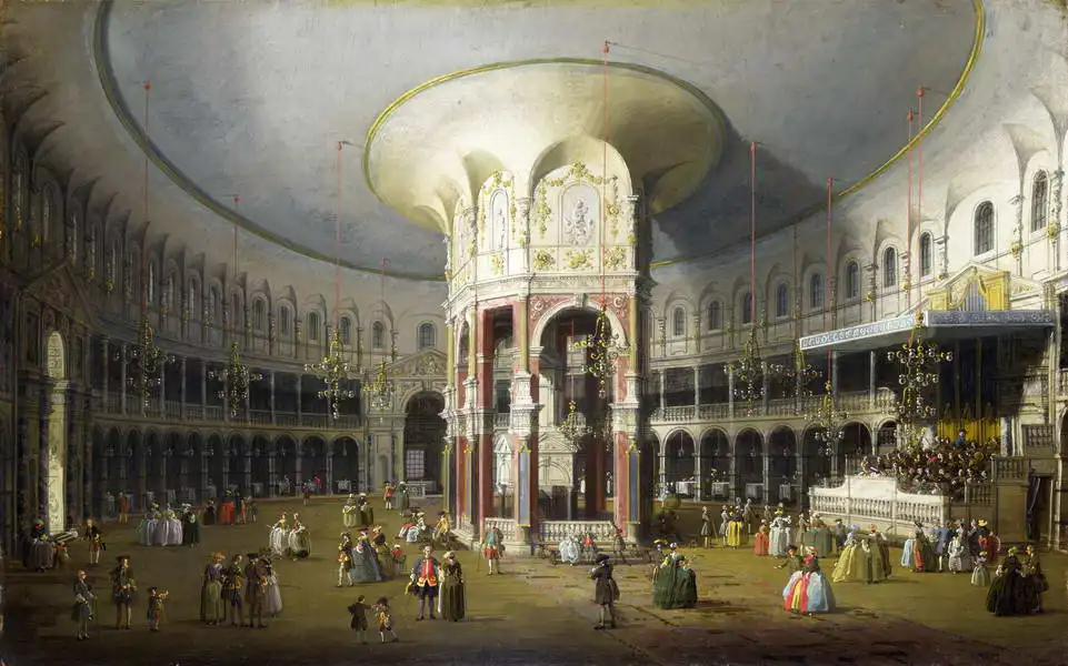Canaletto, Giovanni: Interior of the R...