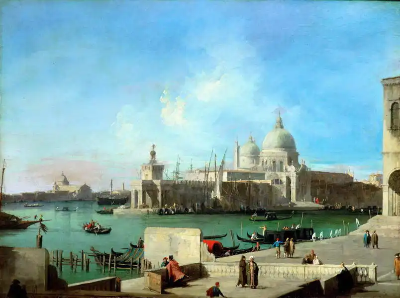 Canaletto, Giovanni: View of Santa Mar...
