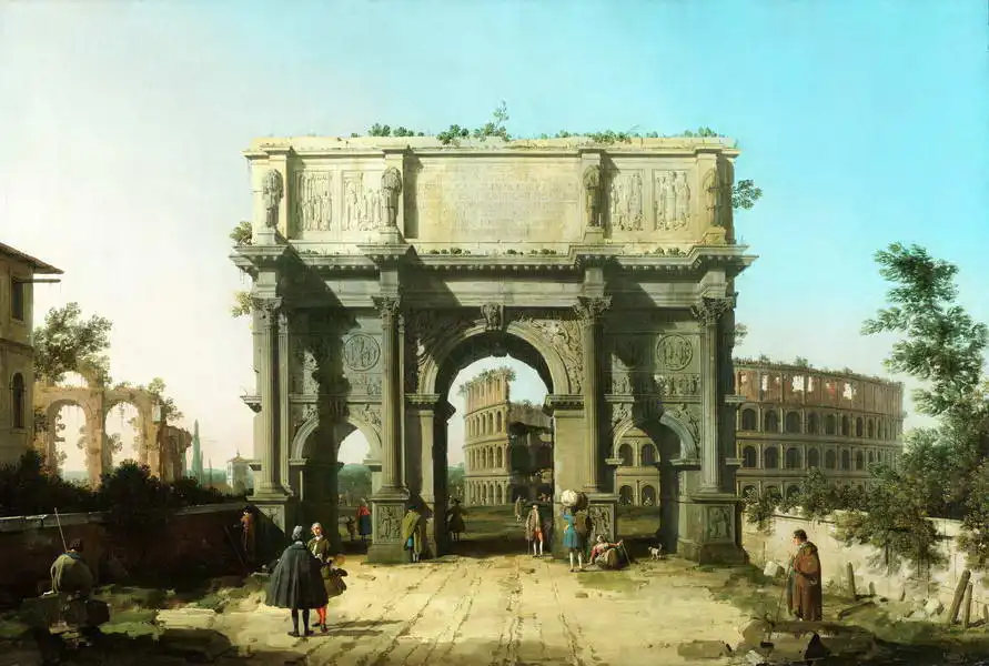 Canaletto, Giovanni: Triumphal Arch of...