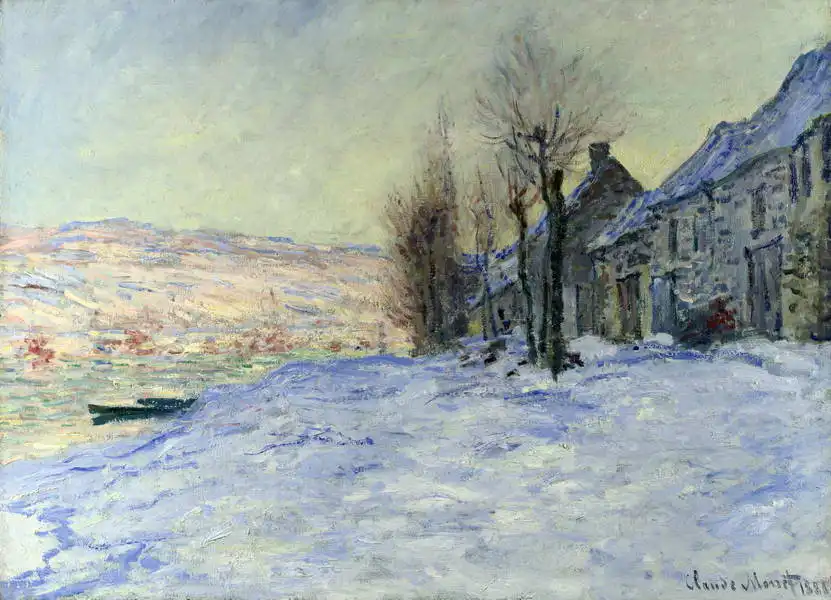 Monet, Claude: Lavacourt sotto la neve