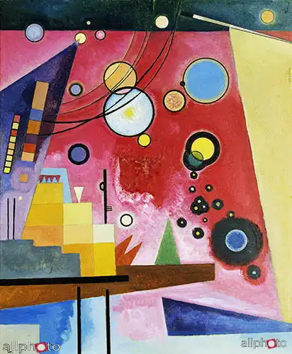 Kandinsky, Wassily: Heavy red