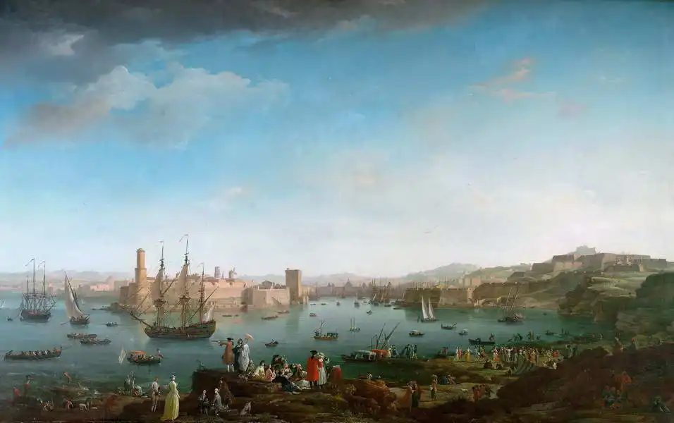 Vernet, Claude Joseph: Ingresso del porto di Marsiglia