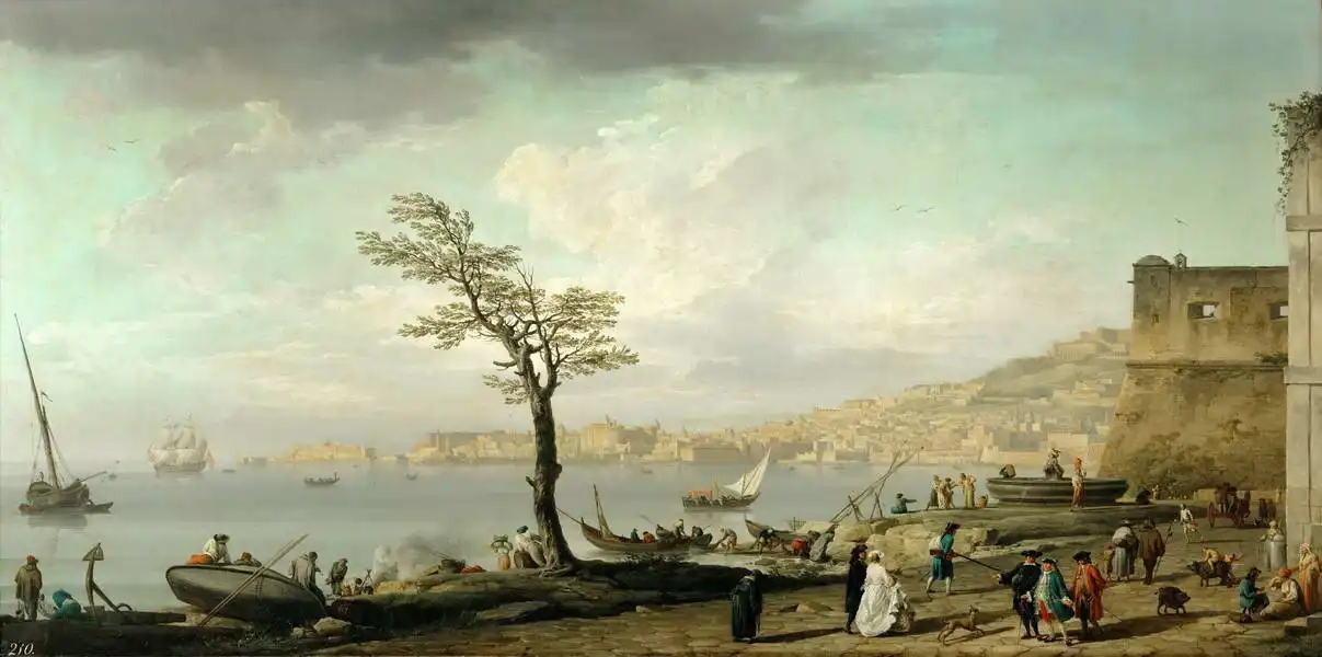 Vernet, Claude Joseph: View of the Bay of Naples