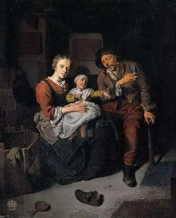 Bega, Cornelis: Peasant family