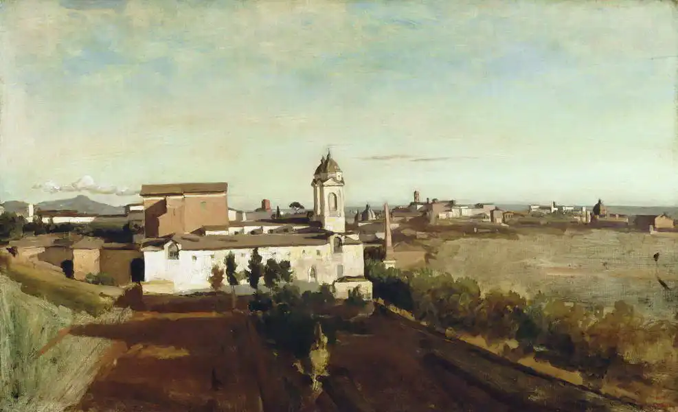 Corot, J. B. Camille: La Trinité des Monts