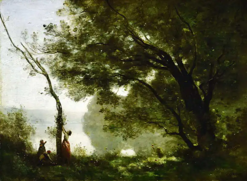 Corot, J. B. Camille: Greetings from Mortefontaine