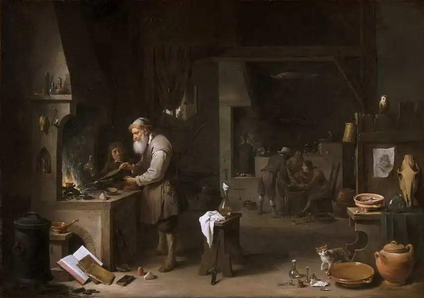 Teniers, David, the younger: Alchemist