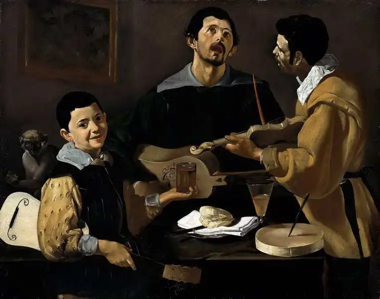 Velazquez, Diego: The three musicians