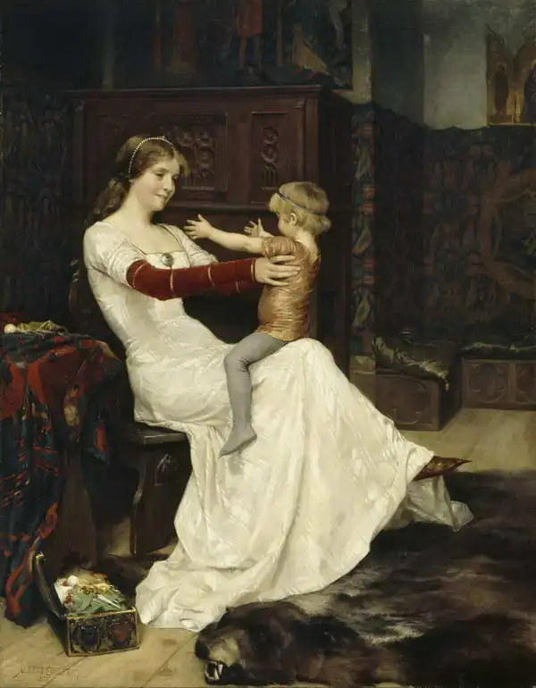 Edelfelt, Albert: Family idylls