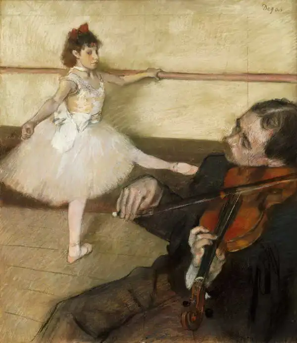 Degas, Edgar: Dance lesson