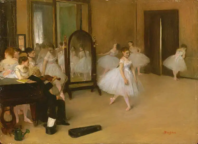 Degas, Edgar: Dance class