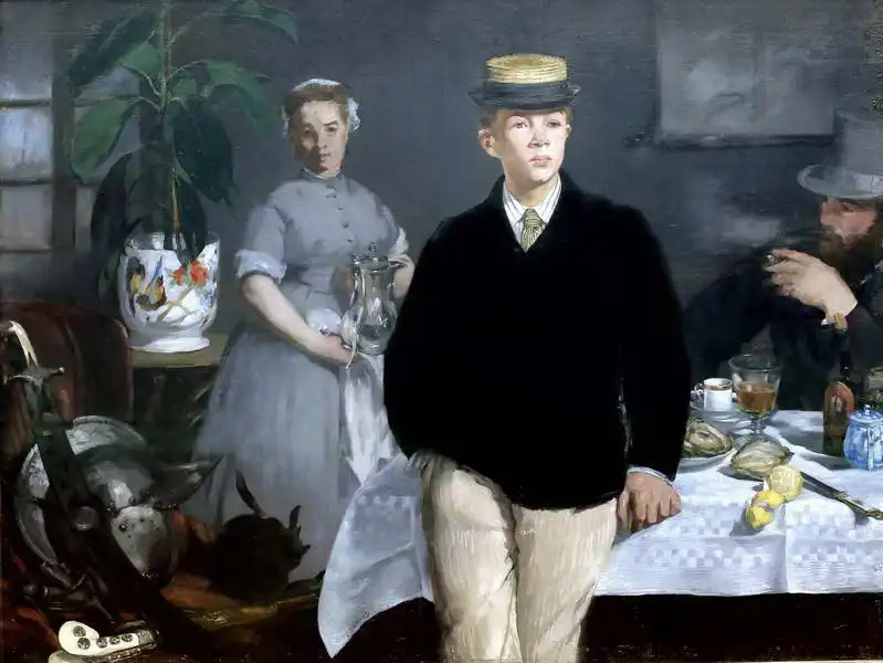Manet, Edouard: Lunch in the studio