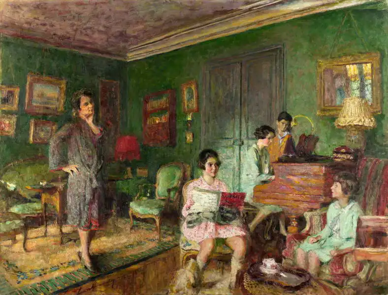 Vuillard, Édouard: Andre Wormser et ses enfants
