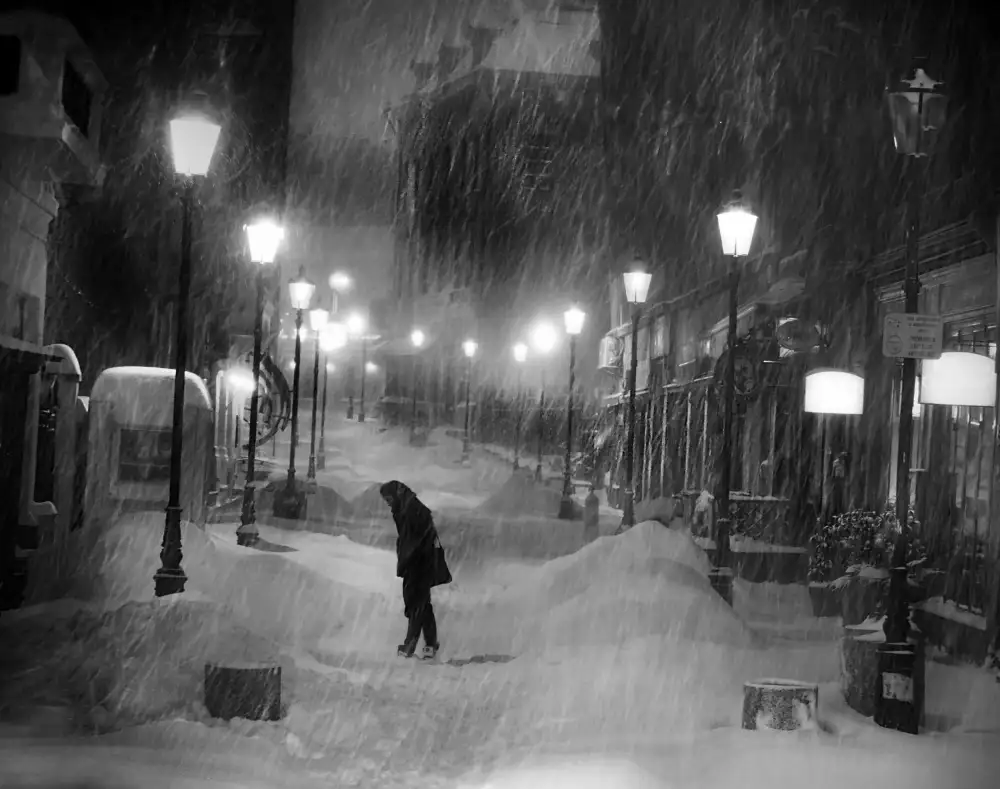 Andreescu, Cristian: tombe la neige...